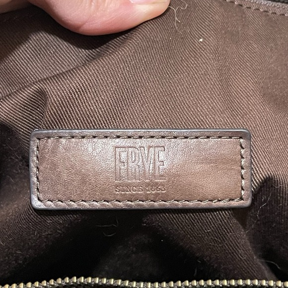 Frye CLAUDE TOTE Shopper Business Shoulder Bag LEATHER CHOCOLATE BROWN DB270 - Picture 12 of 13